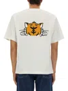 Kenzo " Happy Tiger" Oversize T-shirt In White