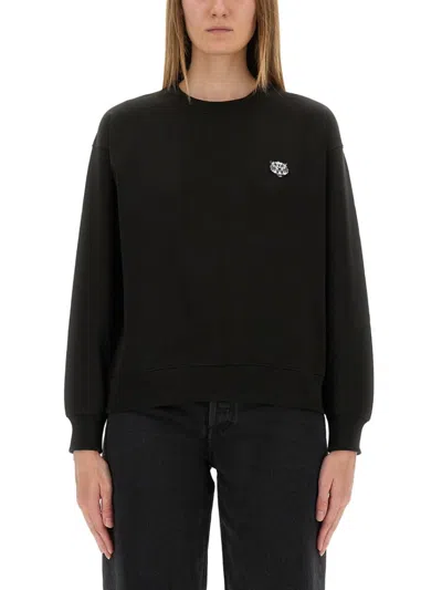 Kenzo Happy Tiger" Patch Cotton Sweatshirt