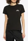 Kenzo Printed Tiger Logo T-shirt In Cotone In Black
