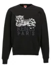 Kenzo "happy Tiger" Sweatshirt In Black