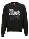 Kenzo "happy Tiger" Sweatshirt In Black