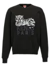 Kenzo "happy Tiger" Sweatshirt In Black