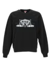 Kenzo Sweatshirt With A Distinctive Tiger Head In Black