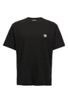 Kenzo Black T-shirt With White Tiger Patch. In Black