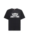Kenzo Gots Happy Tiger T-shirt In Black