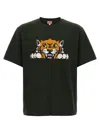 Kenzo Tiger Graphic T-shirt In Black