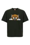 Kenzo Tiger Graphic T-shirt In Green