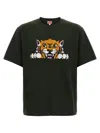 Kenzo Tiger Graphic T-shirt In Green