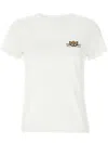 Kenzo Happy Tiger Print T-shirt In White