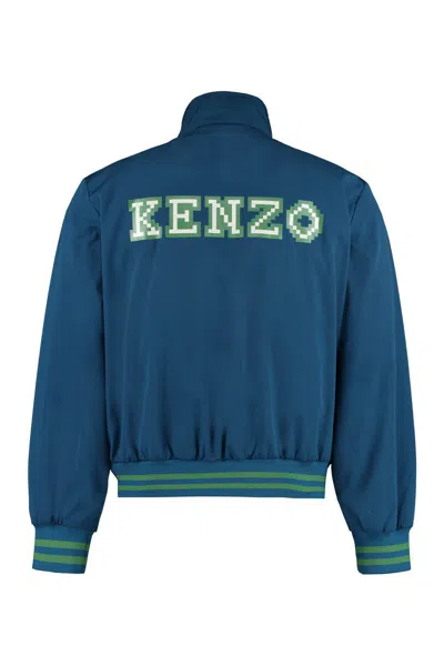 Kenzo Harrington Jacket In Blue