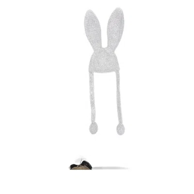 Kenzo Bunny-ears Beanie Hat In Gray
