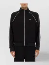 Kenzo Zippered Track Sweatshirt In Black