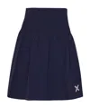 Kenzo High Waist Flared Skirt In Black