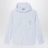 Kenzo Hooded Shirt In Blue