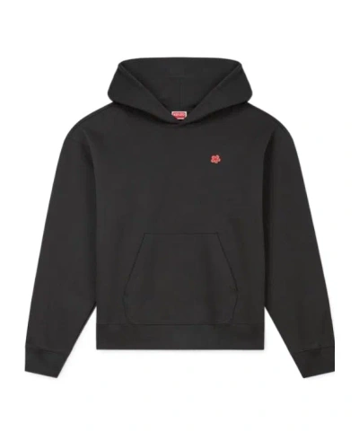 Kenzo Hooded Sweater In Black