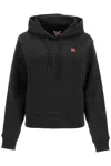 Kenzo Hooded Sweatshirt With Bo In Black