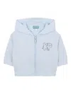 Kenzo Hooded Zip-up Tracksuit Set In Blue