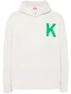 Kenzo Light Grey Cotton Oversize Sweatshirt In Grey