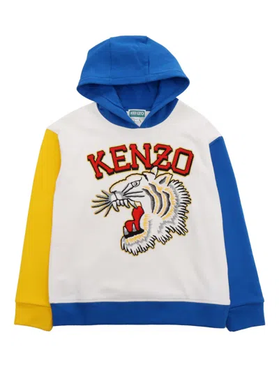 Kenzo Hoody Sweatshirt In White