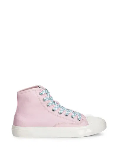 Kenzo Hoshi Check-lace High-top Sneakers In Multi