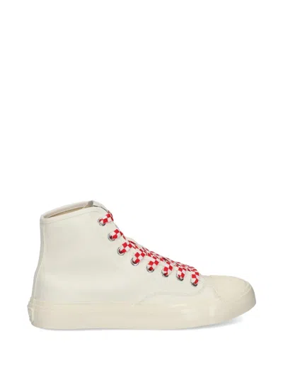 Kenzo Hoshi High-top Sneakers In White