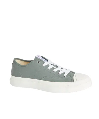 Kenzo ' Hoshi' Low Top Sneakers In Cotton Canvas In White