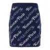Kenzo Logo Skirt In Blue