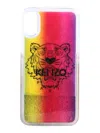 Kenzo Tiger Print Glittered Iphone Xs Max Case In Multicolour