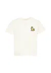 Kenzo Ivory T-shirt For Kids With Kotora In White