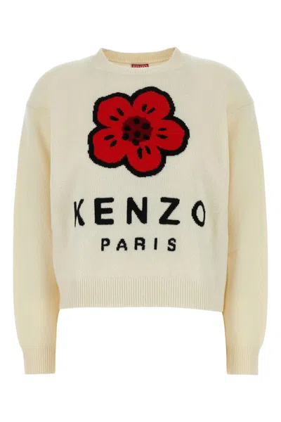 KENZO IVORY WOOL SWEATER