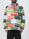 Kenzo Labels" Windbreaker Jacket In Multicolor