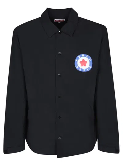 Kenzo Windproof Jacket In Blue