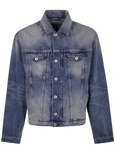 Kenzo Jackets In Medium Stone Blue