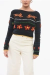 Kenzo Black Multicolour Cotton-linen Blend Jumper