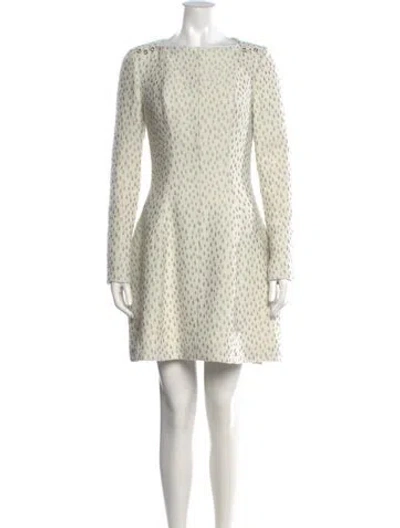 Pre-owned Kenzo Jacquard Mini Dress W/ Tags In Multi