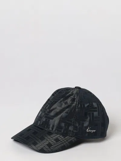 Kenzo Jacquard Polyester Hat In Black
