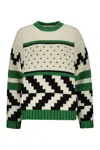 Kenzo Woman Sweater White Size L Wool In White