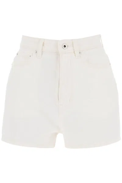Kenzo Japanese Denim Shorts In White
