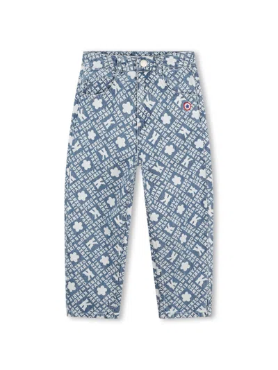 Kenzo Jean Pants In Blue