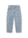 Kenzo Belt-loop Jeans In Blue