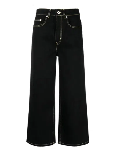 Kenzo Denim Jeans In Black