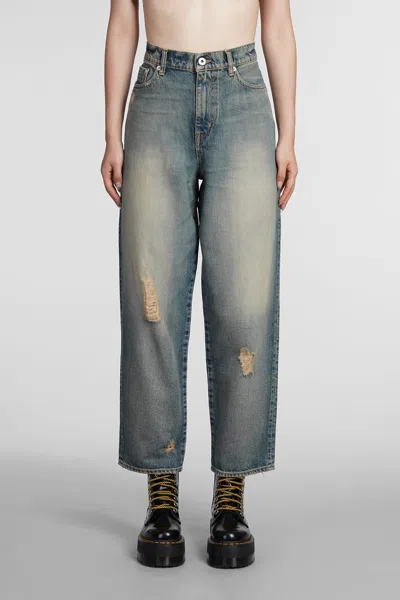 Kenzo Jeans In Blue Cotton