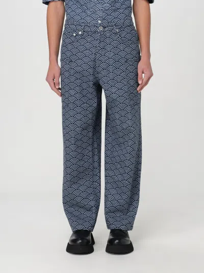 KENZO JEANS KENZO MEN COLOR BLUE,F17001009