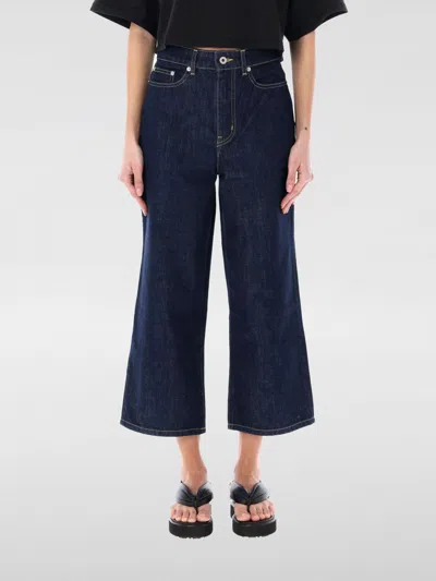 Kenzo Jeans  Woman Color Blue In 蓝色