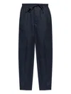 Kenzo Drawstring-waist Jeans In Blue