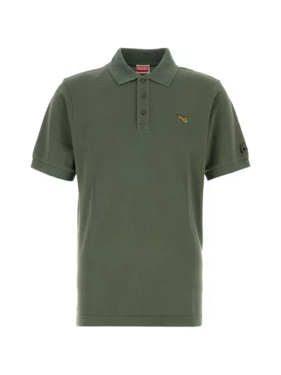 Kenzo Piquet Polo Shirt Short Sleeves Regular Fit In Multi