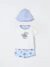 Kenzo Leaf-print Shorts Set In White