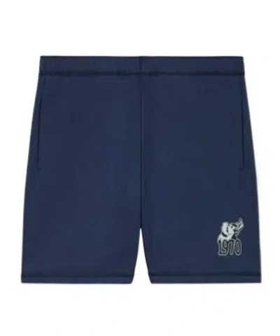 Kenzo ' Jungle Elephant' Shorts In Cotton In Blue