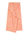 Kenzo ' Jungle Flower' Midi Skirt In Silk In Pink