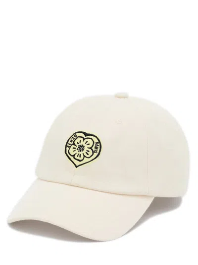 Kenzo Floral Logo Cap In White